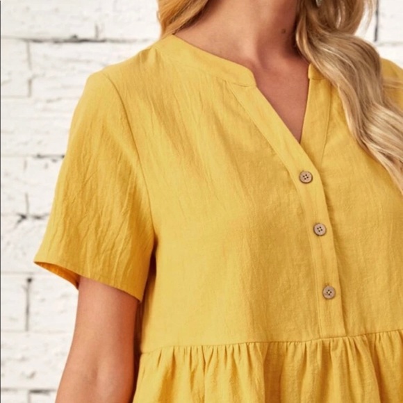 65. Stellar peplum top🌙 - Picture 3 of 5